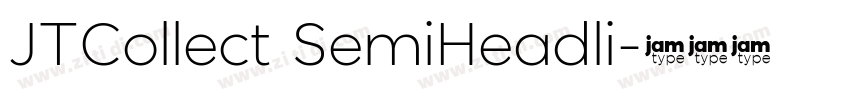 JTCollect SemiHeadli字体转换
